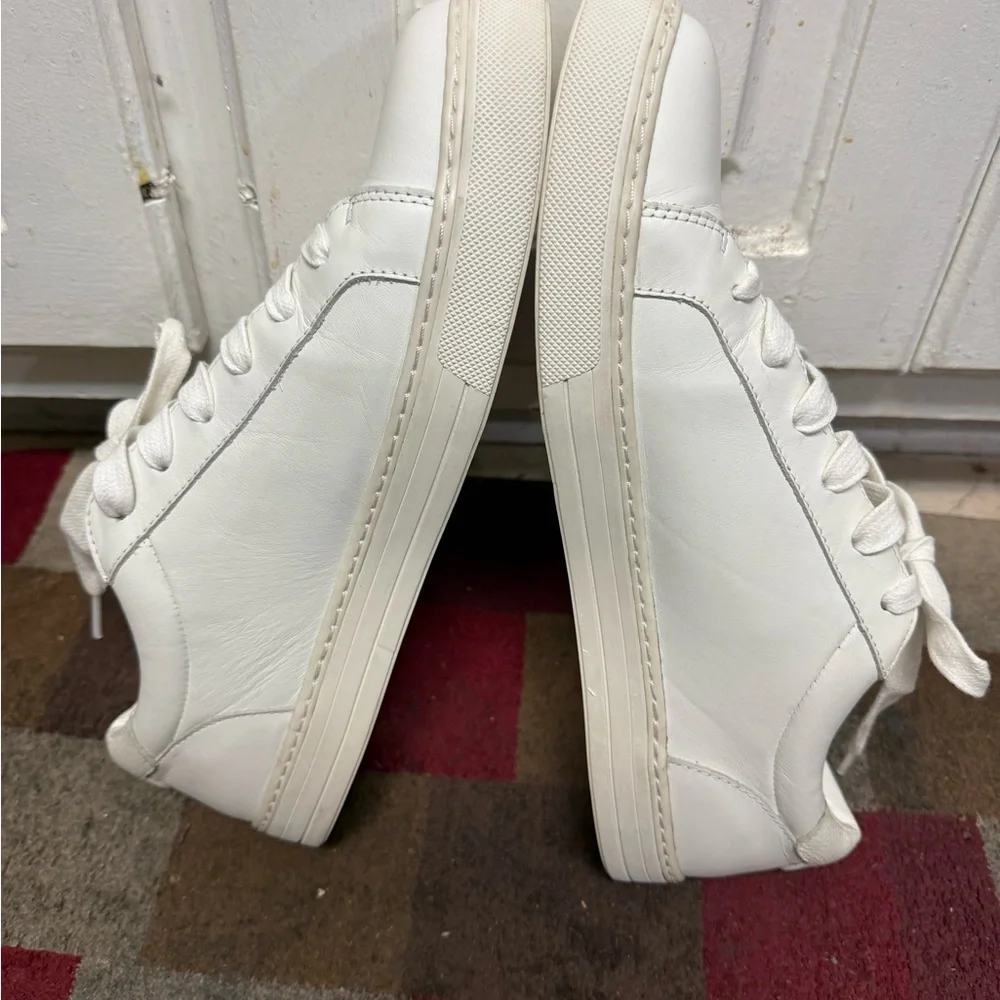 Coach Men’s White Leather Low Tops Sneakers - Picture 9 of 14